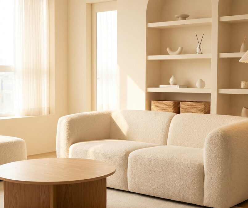 奶油風室內設計怎麼做？掌握配色收納與燈光打造明亮韓系小宅