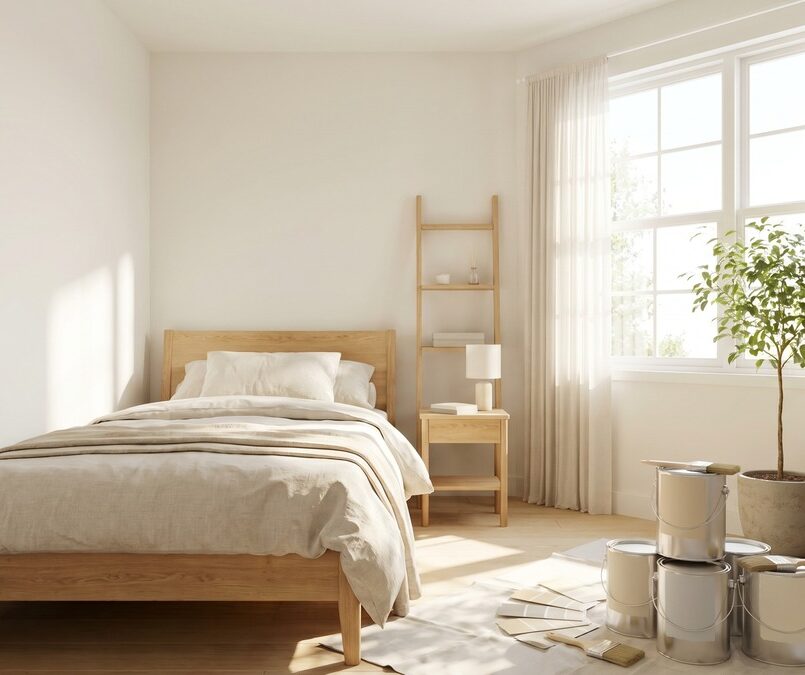 房間油漆顏色推薦怎麼選？掌握漆種配色打造小房明亮無印風