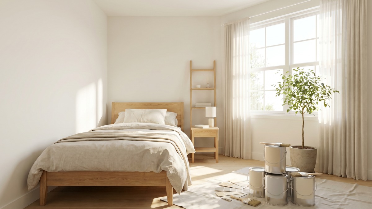 房間油漆顏色推薦怎麼選？掌握漆種配色打造小房明亮無印風